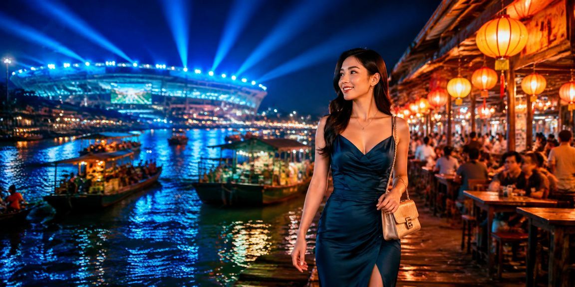 Người chơi tại Cần Thơ thư giãn và đặt cược trực tuyến ở chợ đêm nhộn nhịp