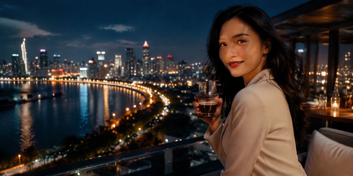 Người dùng tại TP.HCM thưởng thức cà phê trong khi duyệt ưu đãi casino trực tuyến