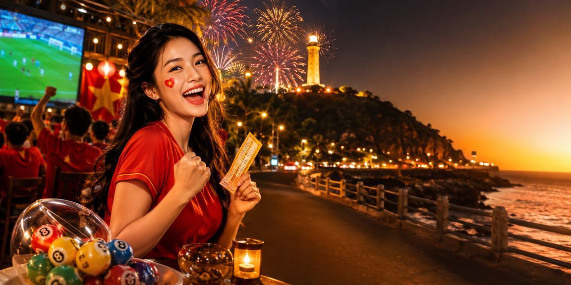 Lễ hội xổ số và không khí giải trí tại Vũng Tàu với người dân tham gia sôi nổi